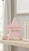 Custom 3D Printed "Sweet Dreams" Personalized Star Keepsake Sign